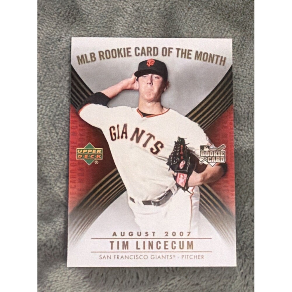 2007 Upper Deck - Mlb Rookie Card of the Month Tim Lincecum #ROM-5 (RC)